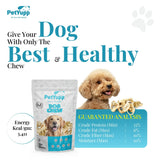 100% Natural Water Buffalo Cheek Roll Ring Dog Chew - Pack of 7 oz