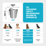 Heavy Duty Stainless Steel Flat Bucket with 2 Hooks - 4 Quart