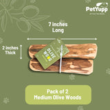 Natural Repurposed Olive Woods Dog Chew - Medium