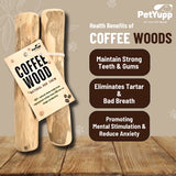Natural Repurposed Coffee Woods Dog Chew - Large