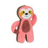 Natural Extra Tuff Toss & Chew Dog Toy - Pink Sloth