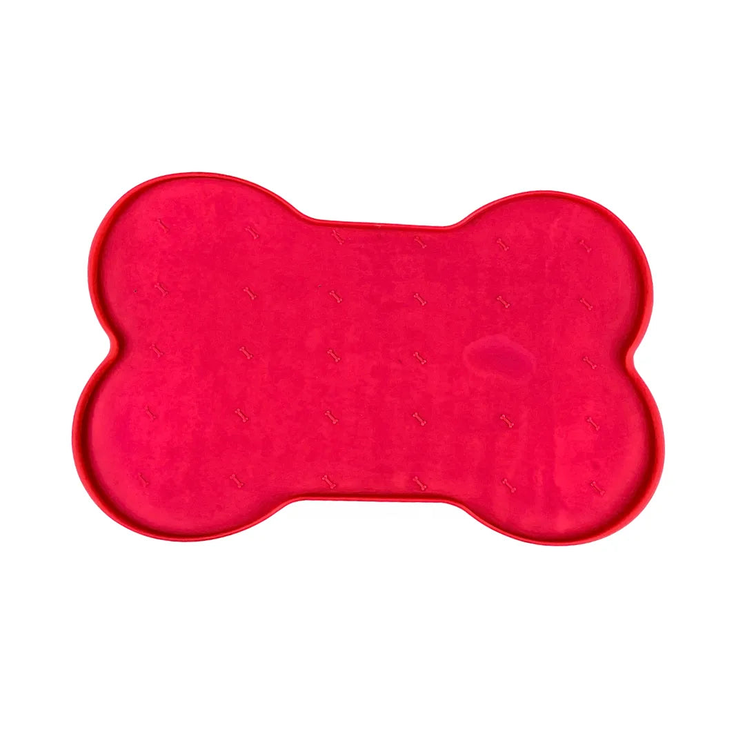Silicone Bone Shape Non Skid Mat - Large - 6 Colors