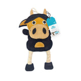 Leather, Cotton & Jute Toy with Coconut Fiber Filling - Billy Buffalo