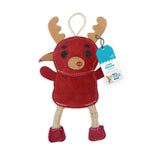 Leather, Cotton & Jute Toy with Coconut Fiber Filling - Lucy Moosey
