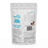 100% Natural Water Buffalo Cheek Roll Ring Dog Chew - Pack of 7 oz